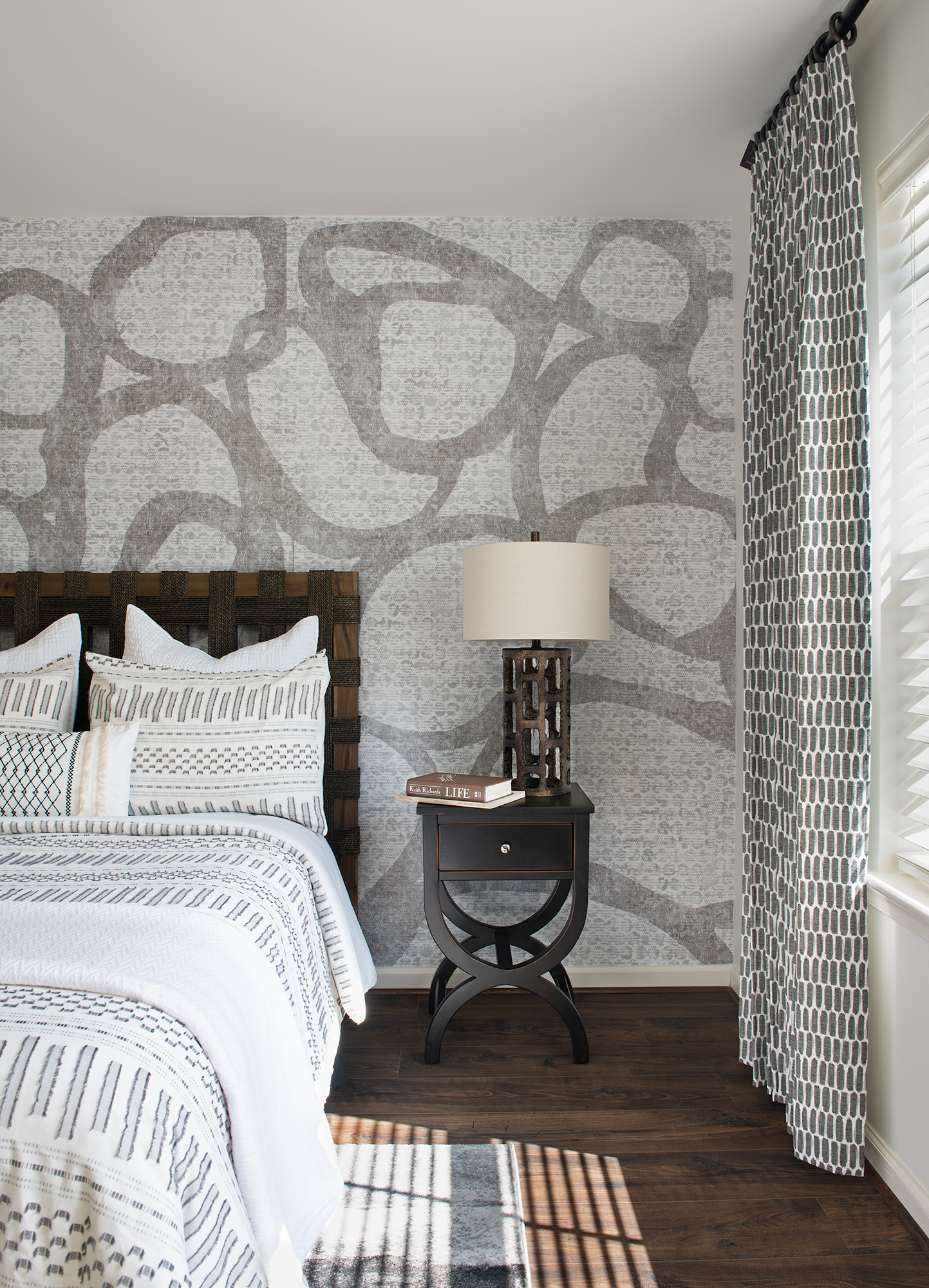 A Welcoming Guest Bedroom with Great Texture and Style